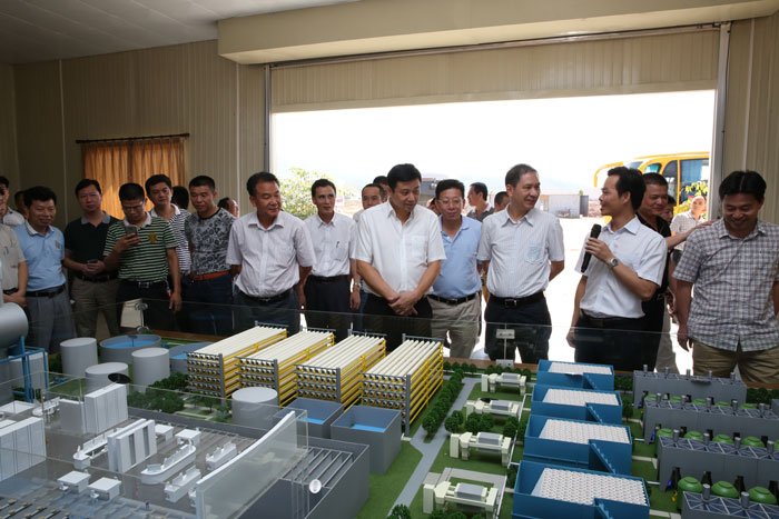 汕頭市潮陽區(qū)政府考察團蒞揭參觀考察